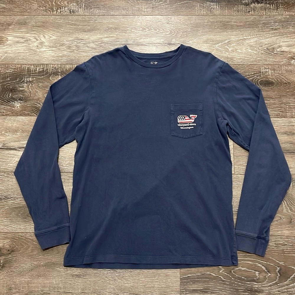 Navy Long Sleeve shirt - Vineyard Vines